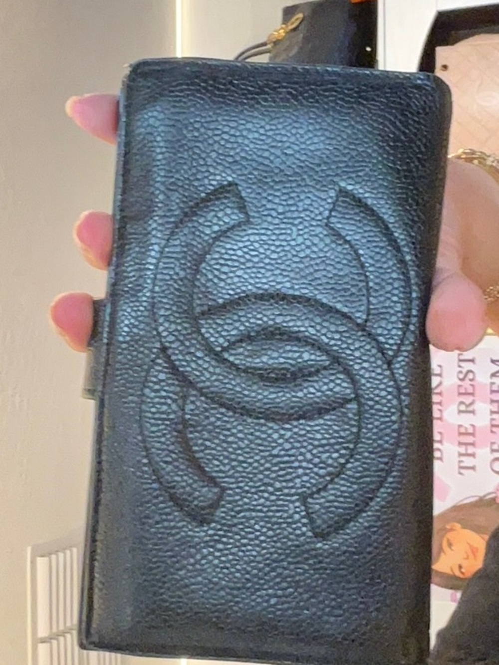 87. Chanel slashed sold as is desc in live no cancel/noreturns